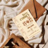 Hier kommt die Einladung der Son Baby Dusche