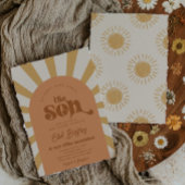 Hier kommt die Einladung der Son Baby Dusche