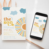 Hier kommt die Einladung der Son Baby Dusche