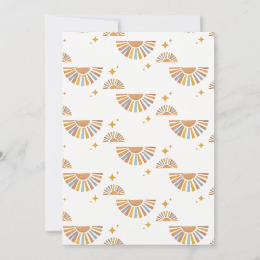 Hier kommt die Einladung von Son - Baby Dusche (Rückseite)