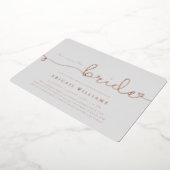 Hier kommt die Einladung zum Bride Foil (Gedreht)