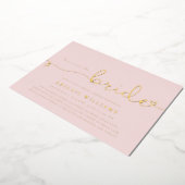 Hier kommt die Einladung zum Bride Foil (Gedreht)