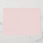 Hier kommt die Einladung zum Bride Foil (Rückseite)