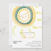 Hier kommt die Kinderdusche-Einladung Einladung (Vorderseite)