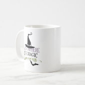 Hier kommt die Magie zu Halloween Kaffeetasse (Vorderseite Links)