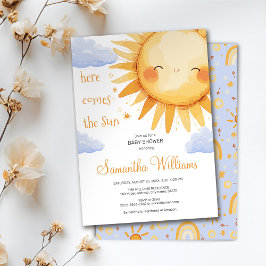 Hier kommt die niedliche Sonnendusche-Einladung Einladung