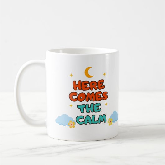 Hier kommt die Ruhe - Tasse (Links)