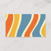 Hier kommt die Söhne-Groovy Retro-Windelraffle Begleitkarte (Rückseite)