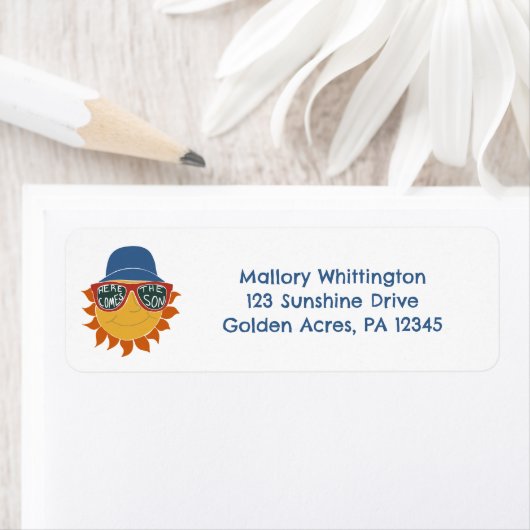 Hier kommt die Son Baby Boy Dusche (Insitu)