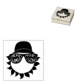 Hier kommt die Son Baby Boy Dusche Gummistempel (Stempel)