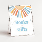 Hier kommt die Son Baby Duschbücher und Geschenke Poster