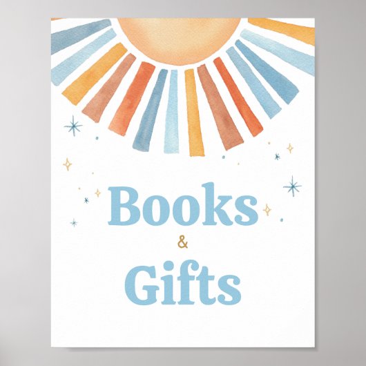 Hier kommt die Son Baby Duschbücher und Geschenke Poster (Vorne)