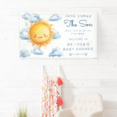 Hier kommt die Son Baby Dusche Banner (Insitu)