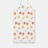 Hier kommt die Son Baby Dusche Danke Custom Geschenkanhänger (Rückseite)