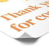 Hier kommt die Son Baby Dusche Danke Karte Poster (Ecke)