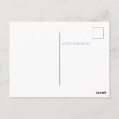 Hier kommt die Son Baby Dusche Danke Postkarte (Rückseite)