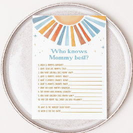 Hier kommt die Son Baby Dusche, die das beste Spie