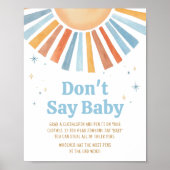 Hier kommt die Son Baby Dusche Don't Say Baby Poster (Vorne)