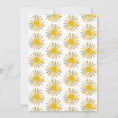 Hier kommt die Son Baby Dusche Einladung (Rückseite)