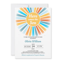 Hier kommt die Son Baby Dusche