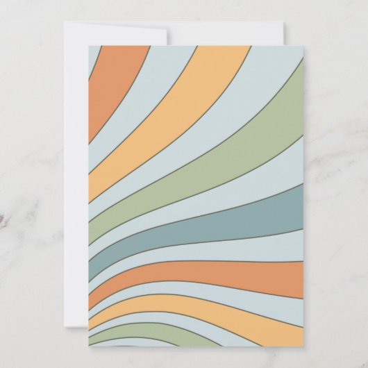 Hier kommt die Son Baby Dusche Einladung (Rückseite)