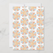 Hier kommt die Son Baby Dusche Einladung (Rückseite)