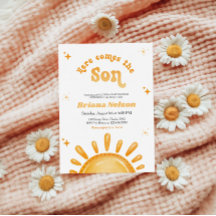 Hier kommt die Son Baby Dusche