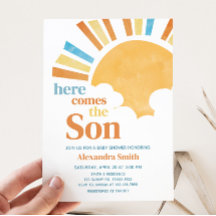 Hier kommt die Son Baby Dusche