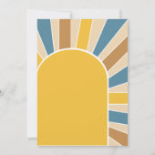 Hier kommt die Son Baby Dusche Einladung (Rückseite)