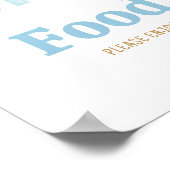 Hier kommt die Son Baby Dusche Ernährung Poster (Ecke)