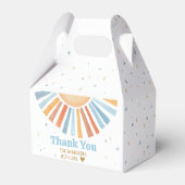 Hier kommt die Son Baby Dusche Geschenkschachtel (Rückseite)