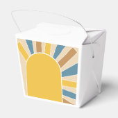 Hier kommt die Son Baby Dusche Geschenkschachtel (Rückseite)