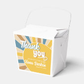 Hier kommt die Son Baby Dusche Geschenkschachtel (Vorderseite)