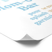 Hier kommt die Son Baby Dusche Mama Osa Bar Poster (Ecke)