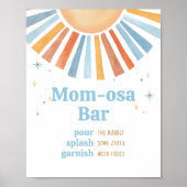 Hier kommt die Son Baby Dusche Mama Osa Bar Poster (Vorne)