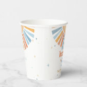 Hier kommt die Son Baby Dusche Pappbecher (Rechts)