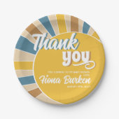 Hier kommt die Son Baby Dusche Pappteller (Vorderseite)