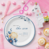 Hier kommt die Son Baby Dusche Pappteller (Party)