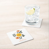 Hier kommt die Son Baby Dusche Rechteckiger Pappuntersetzer (Vor Ort)