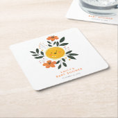 Hier kommt die Son Baby Dusche Rechteckiger Pappuntersetzer (angewinkelt)