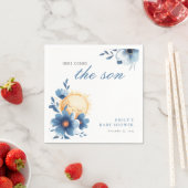 Hier kommt die Son Baby Dusche Serviette (Beispiel)