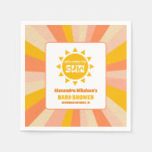 Hier kommt die Son Baby Dusche Serviette (Vorderseite)