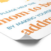 Hier kommt die Son Baby Shower Envelope Station Poster (Ecke)