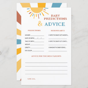 Hier kommt die Son Baby Vorhersagen und Ratschläge