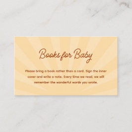 Hier kommt die Son Boy Baby Duschbücher für Baby Begleitkarte