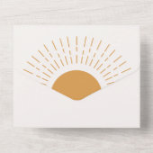 Hier kommt die Son Boy Baby Dusche Einladung (Rückseite)