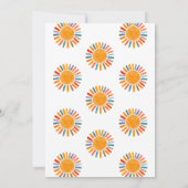 Hier kommt die Son Boy Baby Dusche Einladung (Rückseite)