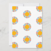 Hier kommt die Son Boy Baby Dusche Einladung (Rückseite)