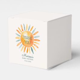 Hier kommt die Son Boy Baby Dusche Geschenkschachtel