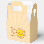 Hier kommt die Son Boy Baby Dusche Vielen Dank Geschenkschachtel (Offen)